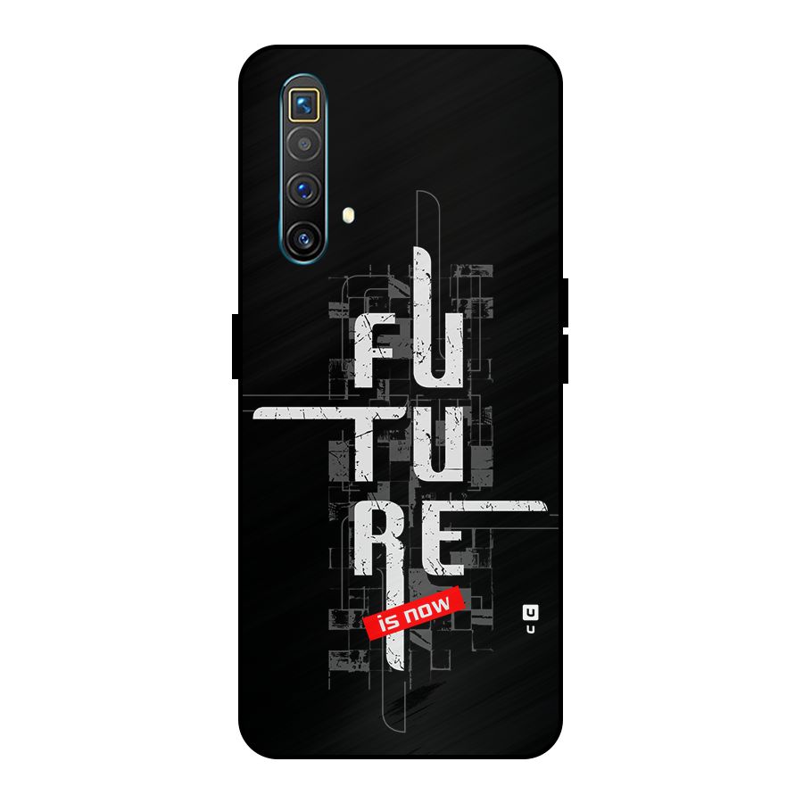 Future is Now Metal Back Case for Realme X3 SuperZoom