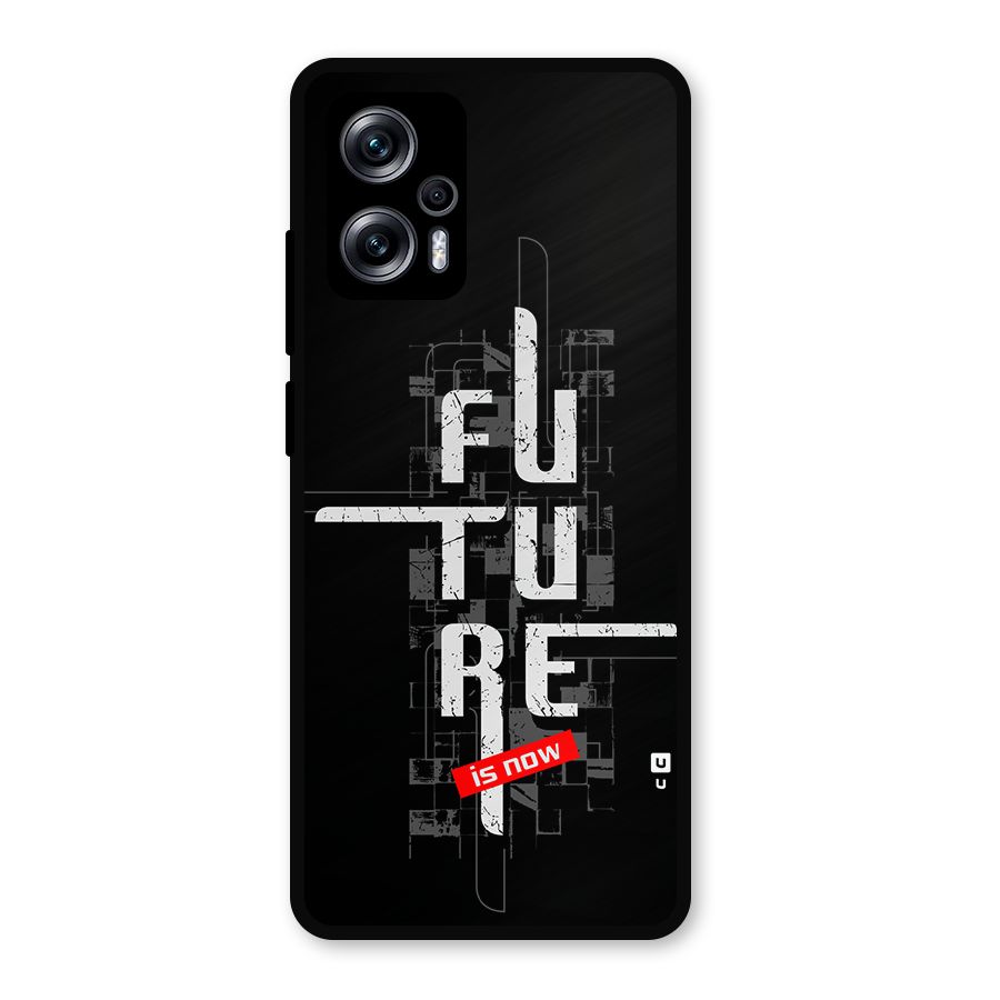 Future is Now Metal Back Case for Redmi K50i