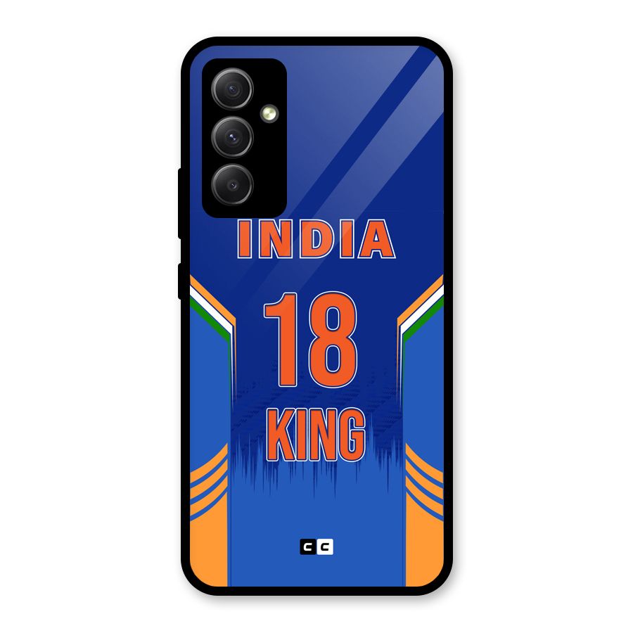 GOAT KING Glass Back Case for Galaxy A34