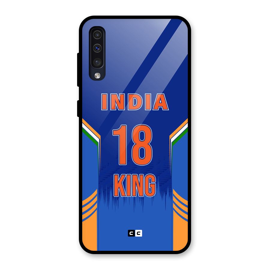 GOAT KING Glass Back Case for Galaxy A50