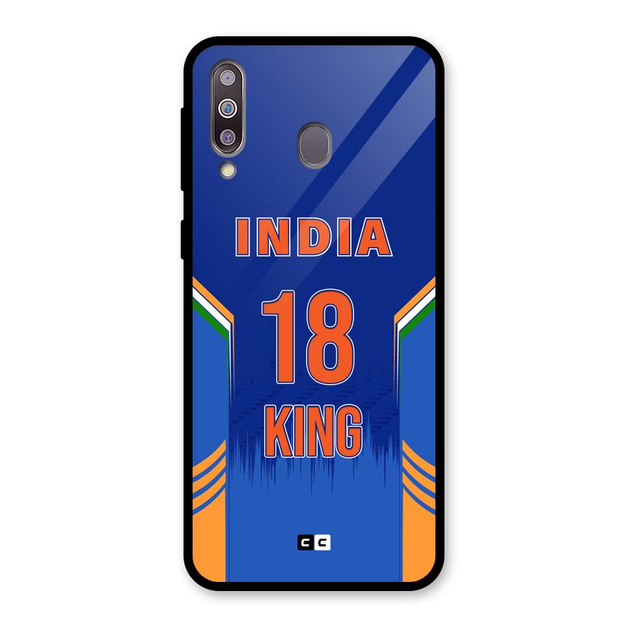 GOAT KING Glass Back Case for Galaxy M30