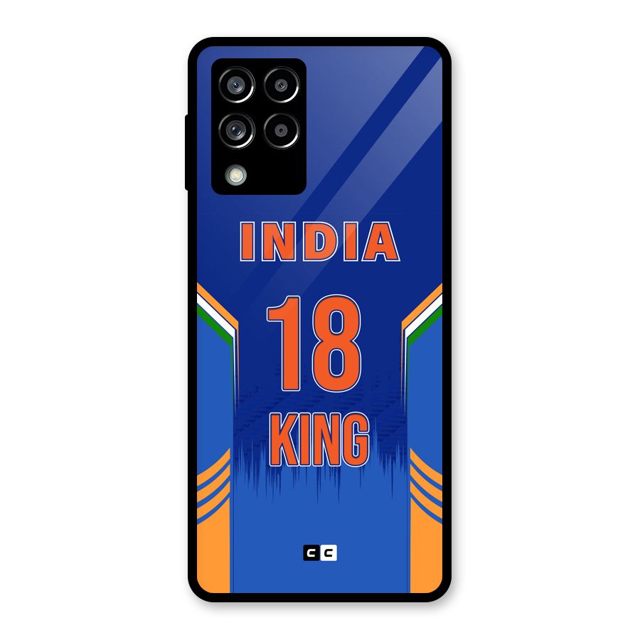 GOAT KING Glass Back Case for Galaxy M53 5G