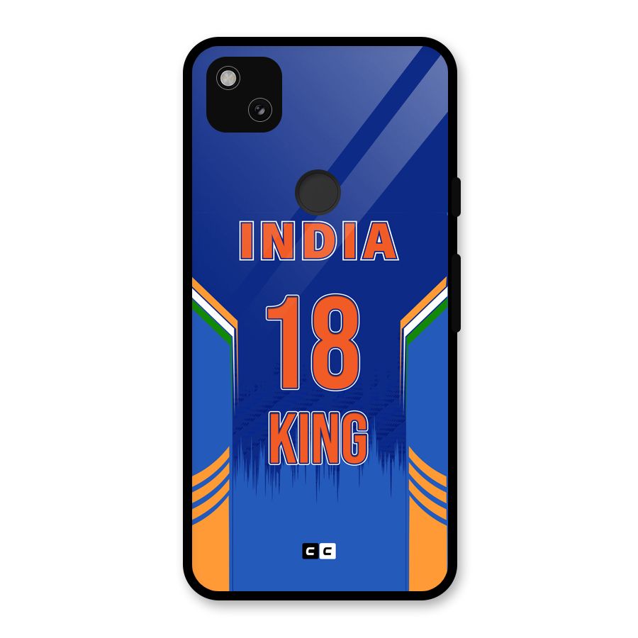 GOAT KING Glass Back Case for Google Pixel 4a