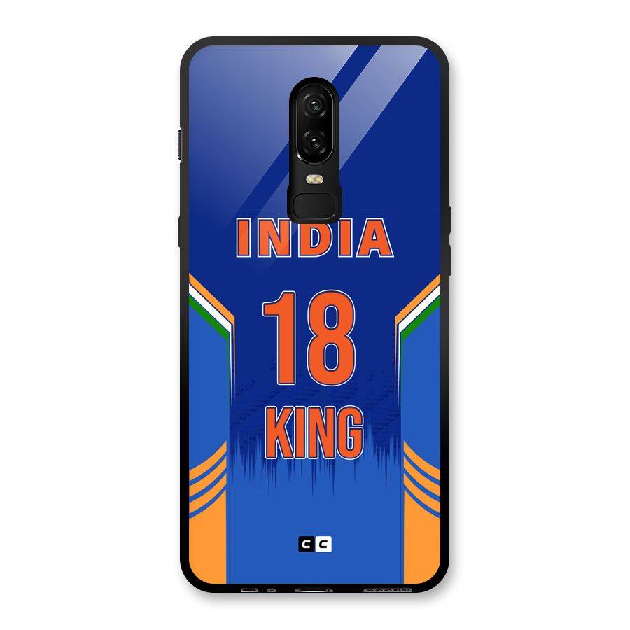 GOAT KING Glass Back Case for OnePlus 6
