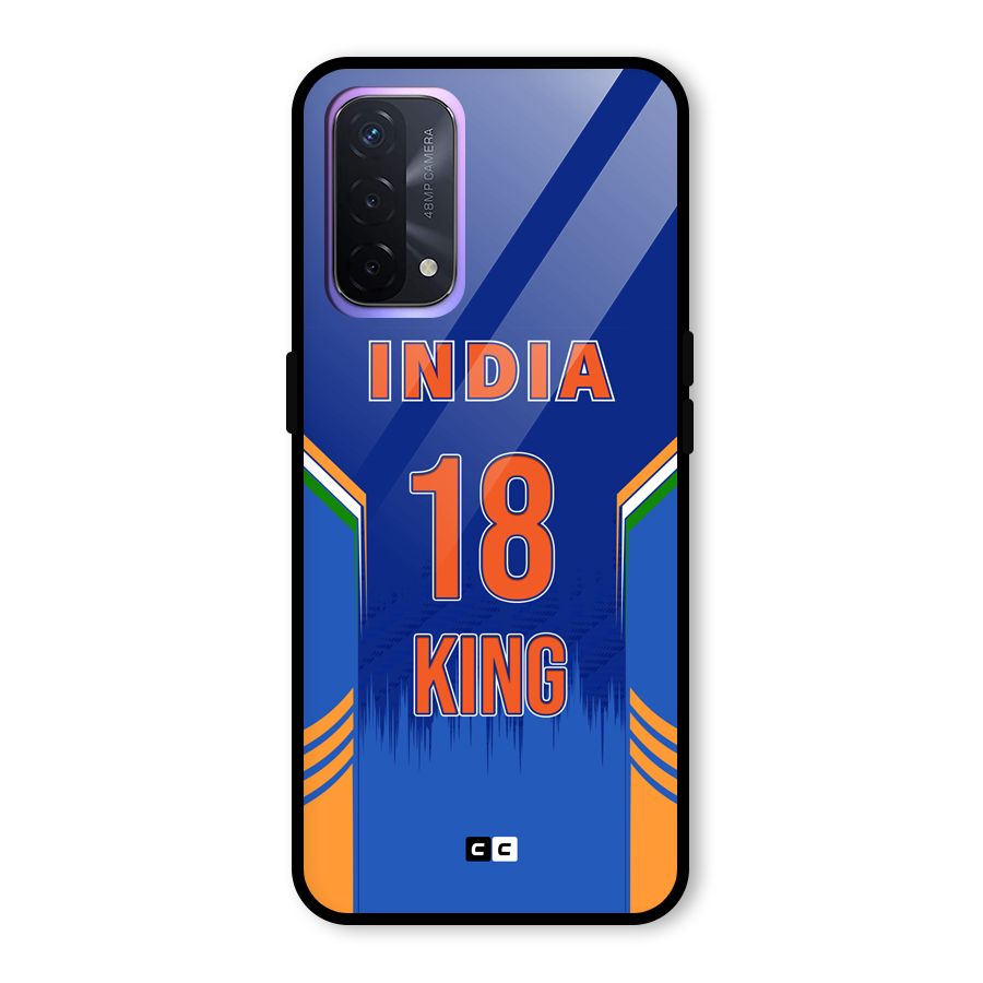 GOAT KING Glass Back Case for Oppo A74 5G