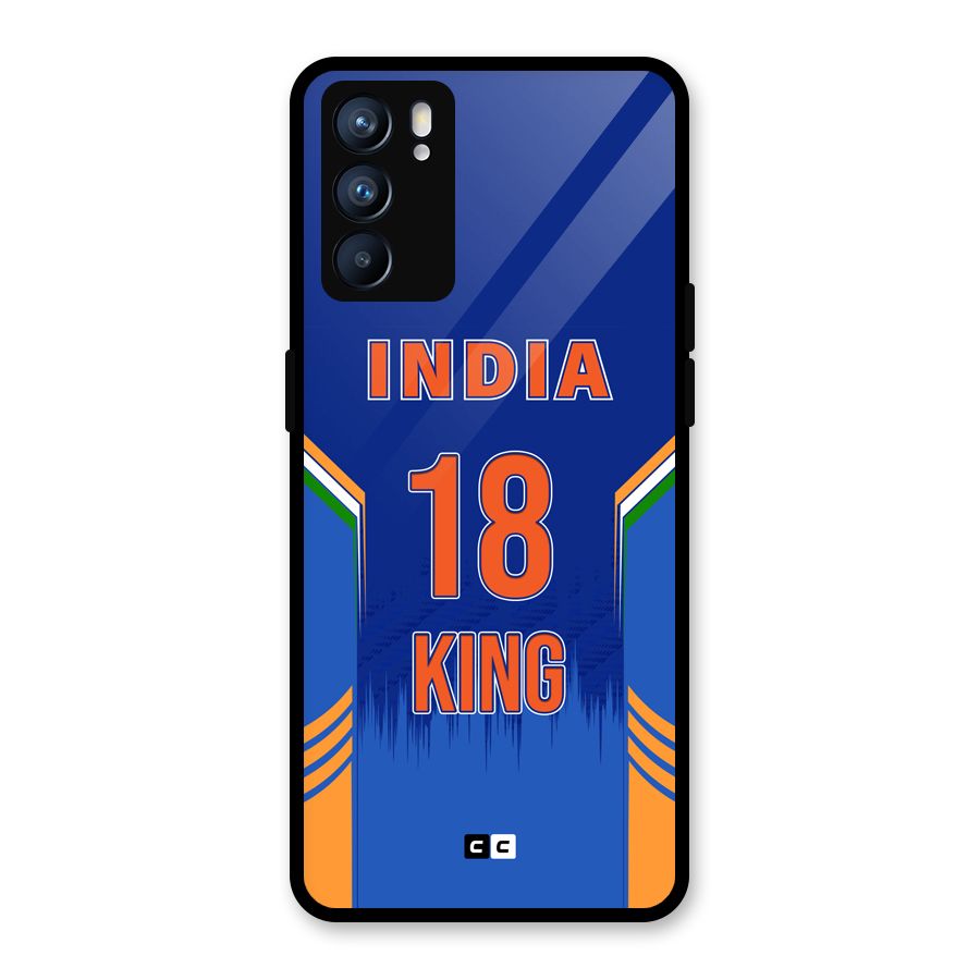 GOAT KING Glass Back Case for Oppo Reno6 5G
