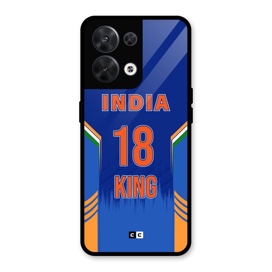 GOAT KING Glass Back Case for Oppo Reno8 5G