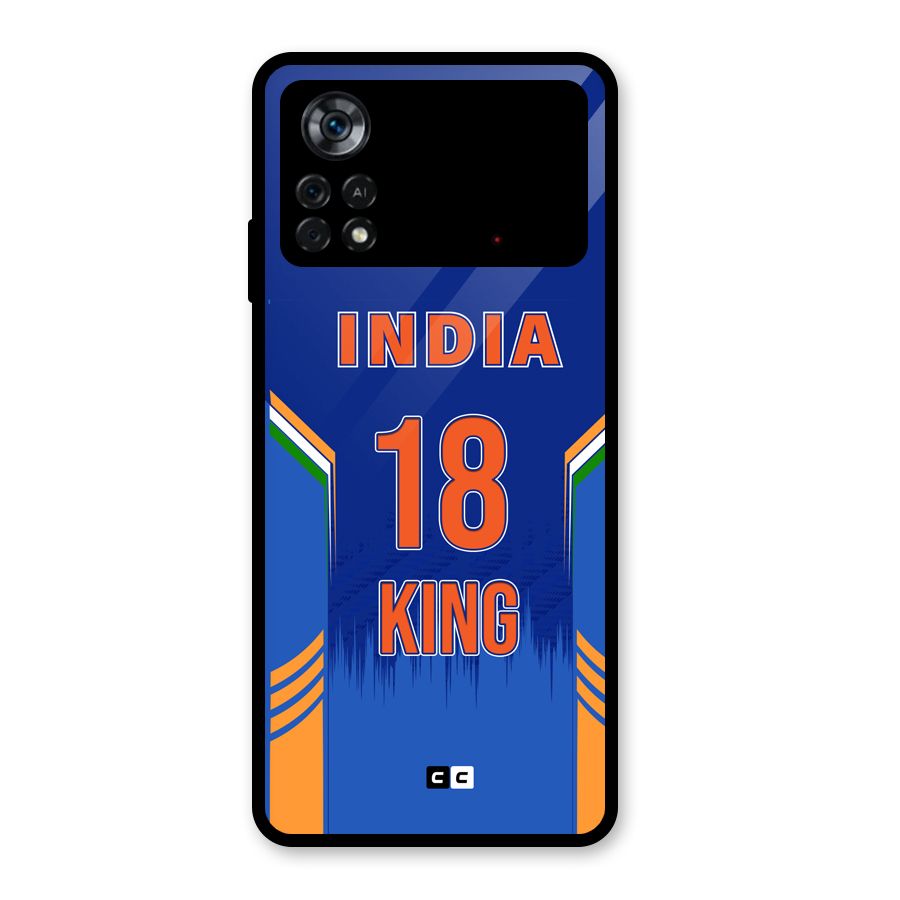GOAT KING Glass Back Case for Poco X4 Pro 5G
