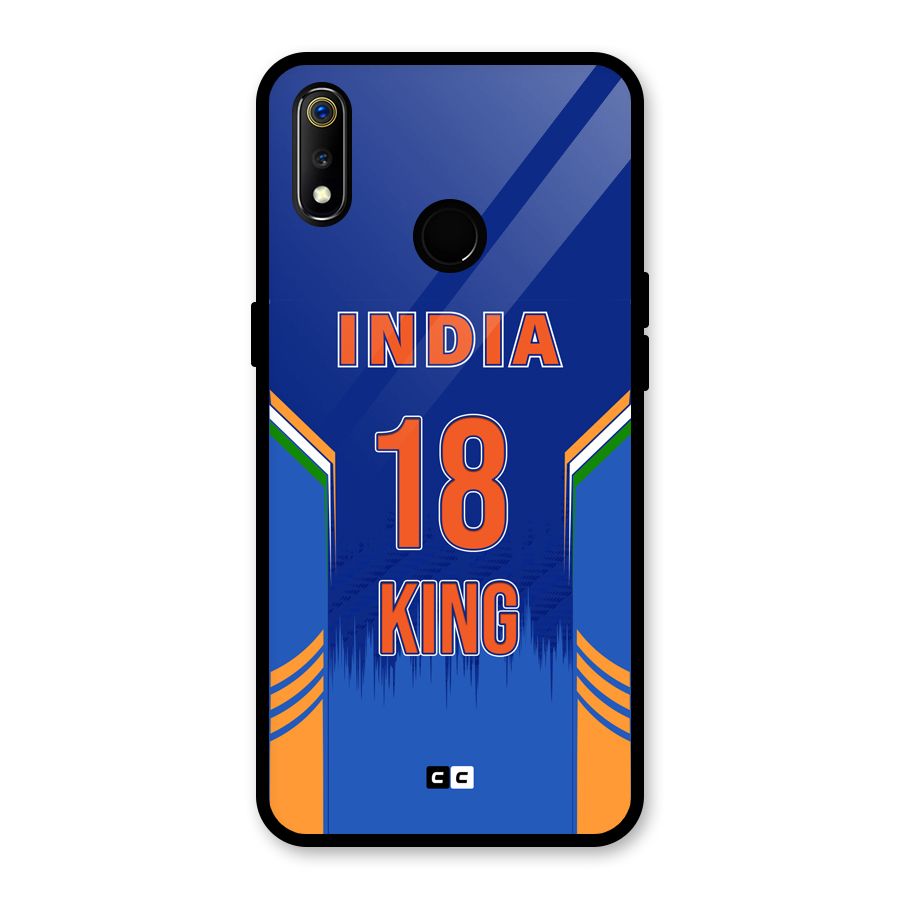 GOAT KING Glass Back Case for Realme 3i