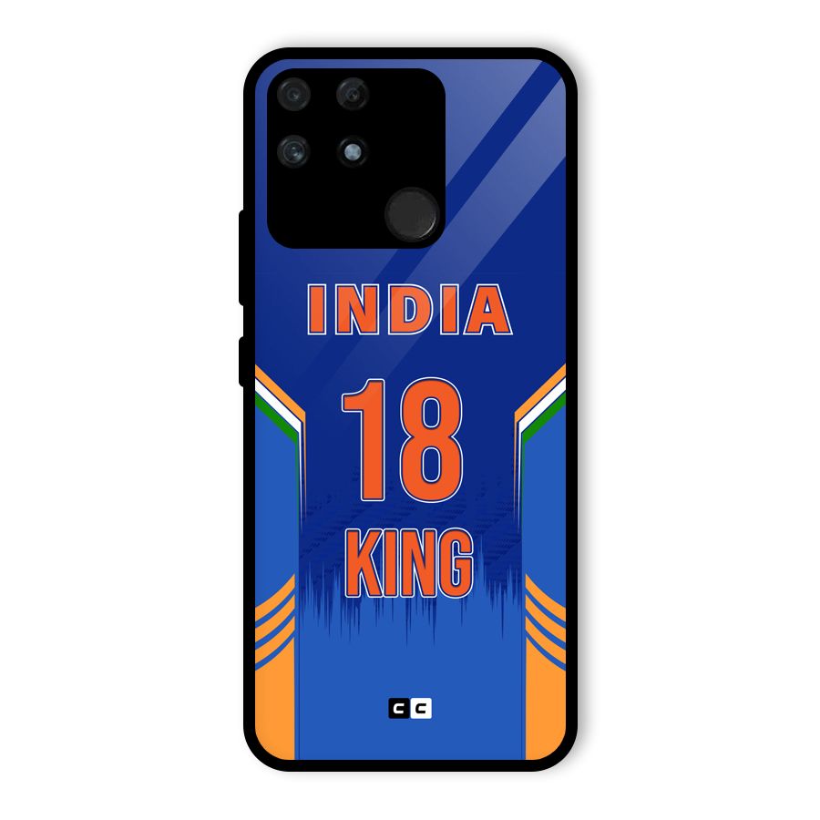 GOAT KING Glass Back Case for Realme Narzo 50A