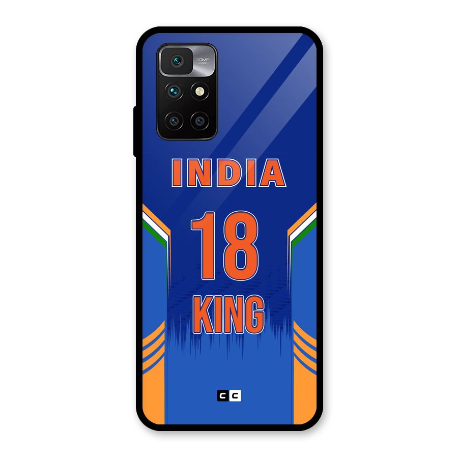 GOAT KING Glass Back Case for Redmi 10 Prime