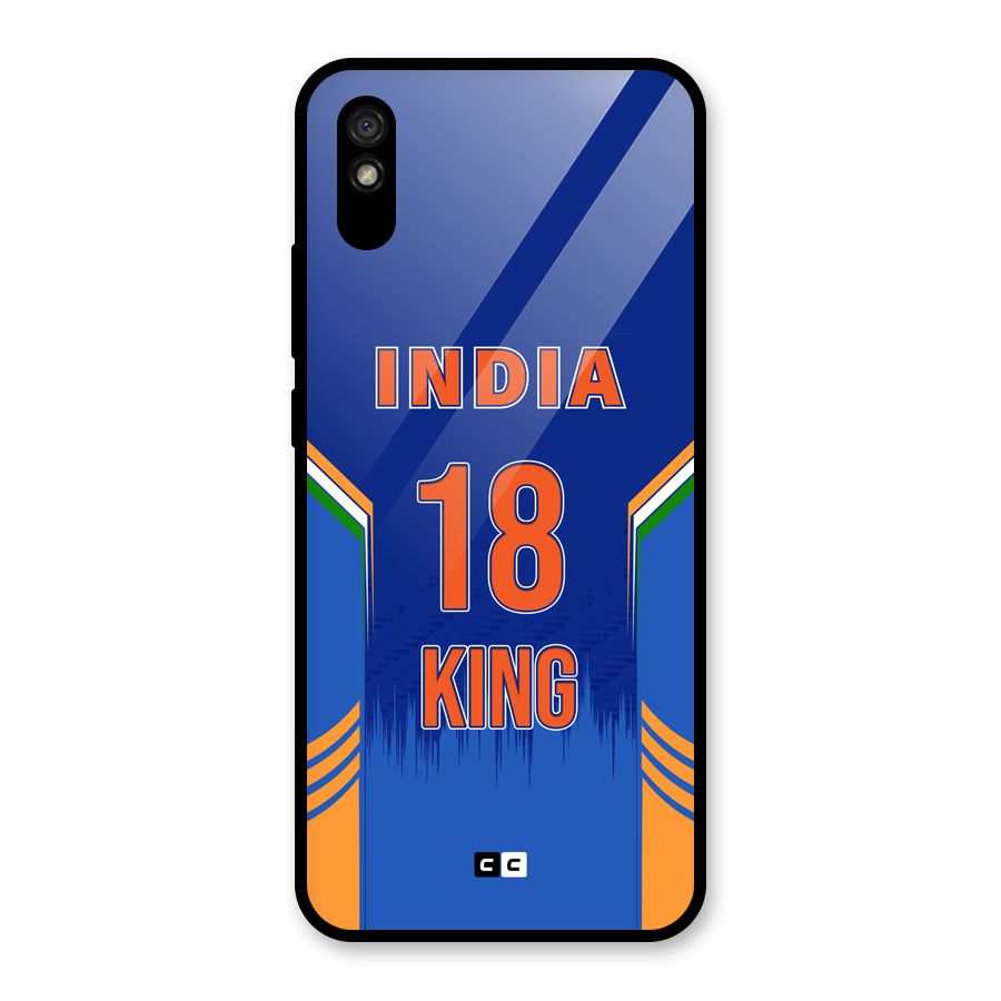 GOAT KING Glass Back Case for Redmi 9A