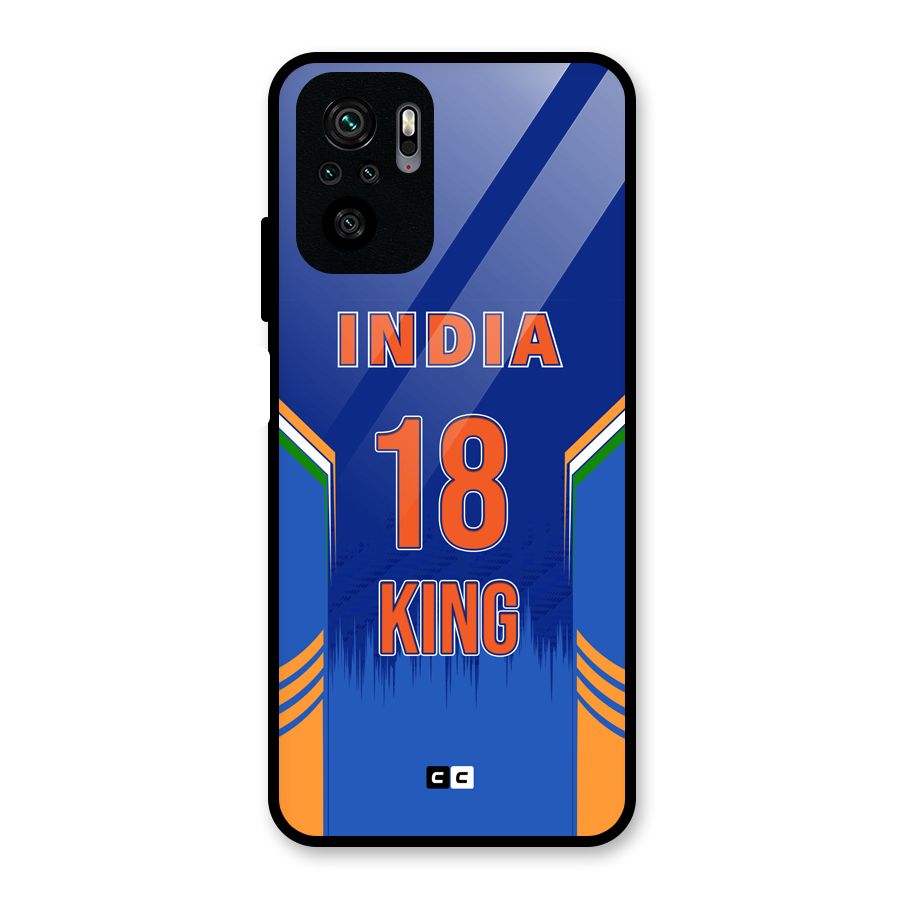 GOAT KING Glass Back Case for Redmi Note 10S