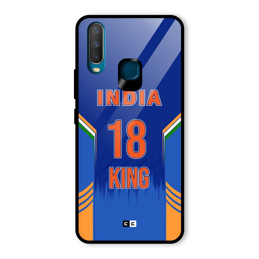 GOAT KING Glass Back Case for Vivo U10