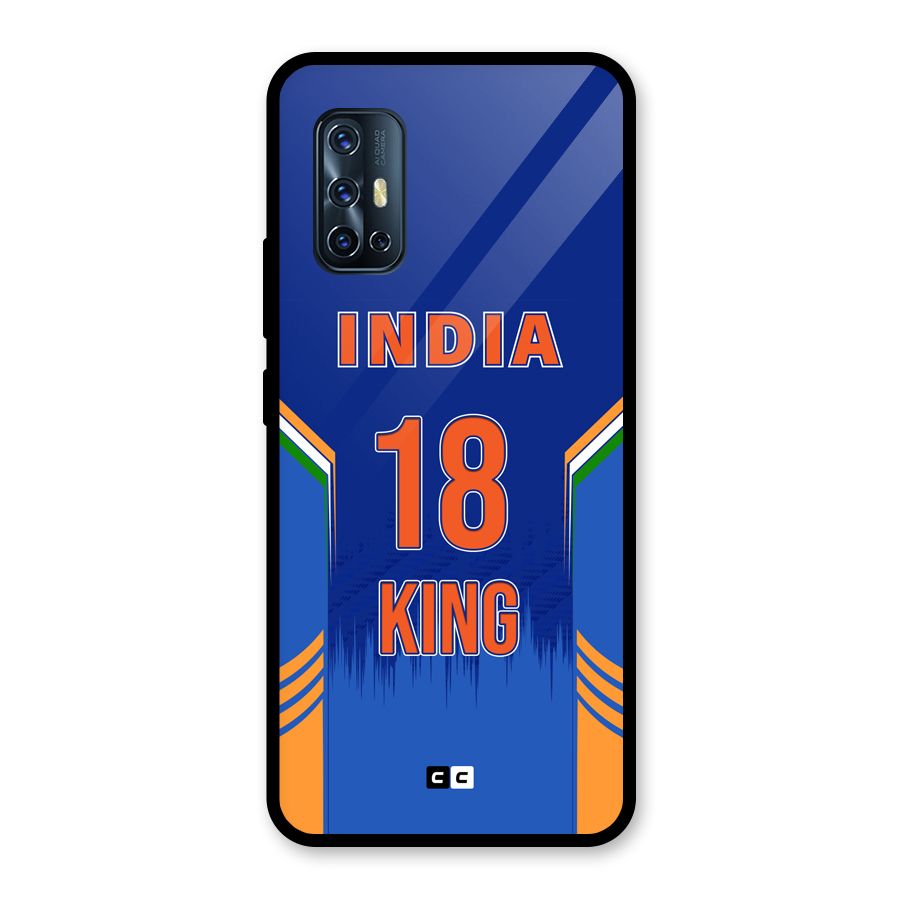 GOAT KING Glass Back Case for Vivo V17