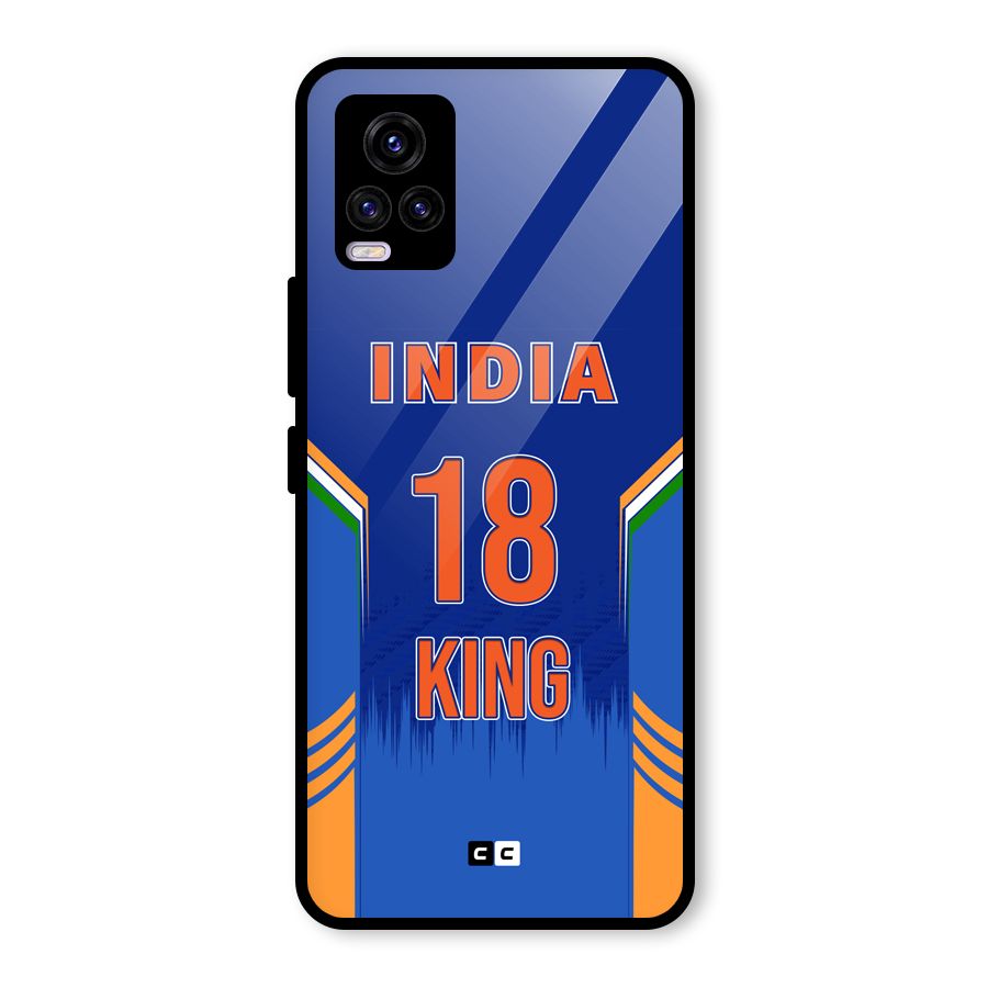 GOAT KING Glass Back Case for Vivo V20 2021