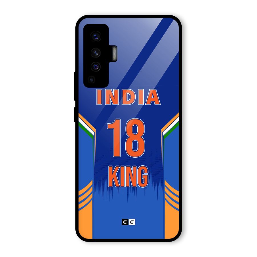 GOAT KING Glass Back Case for Vivo X50
