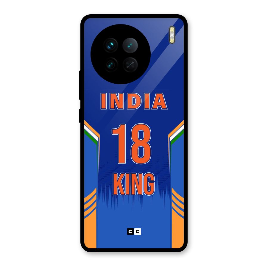 GOAT KING Glass Back Case for Vivo X90
