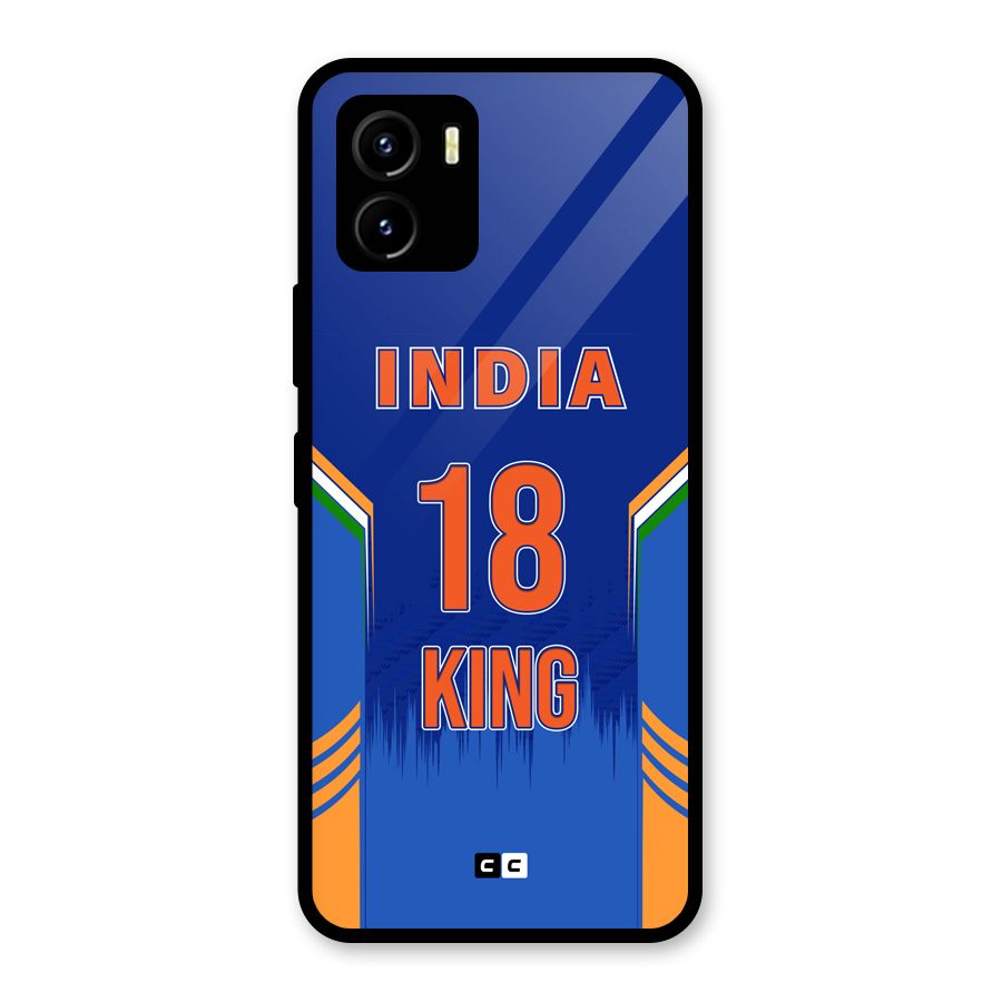 GOAT KING Glass Back Case for Vivo Y15s