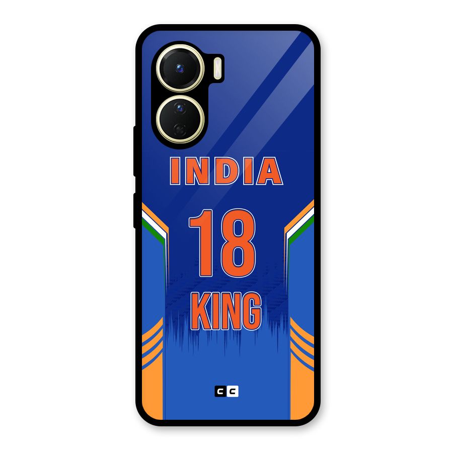 GOAT KING Glass Back Case for Vivo Y16