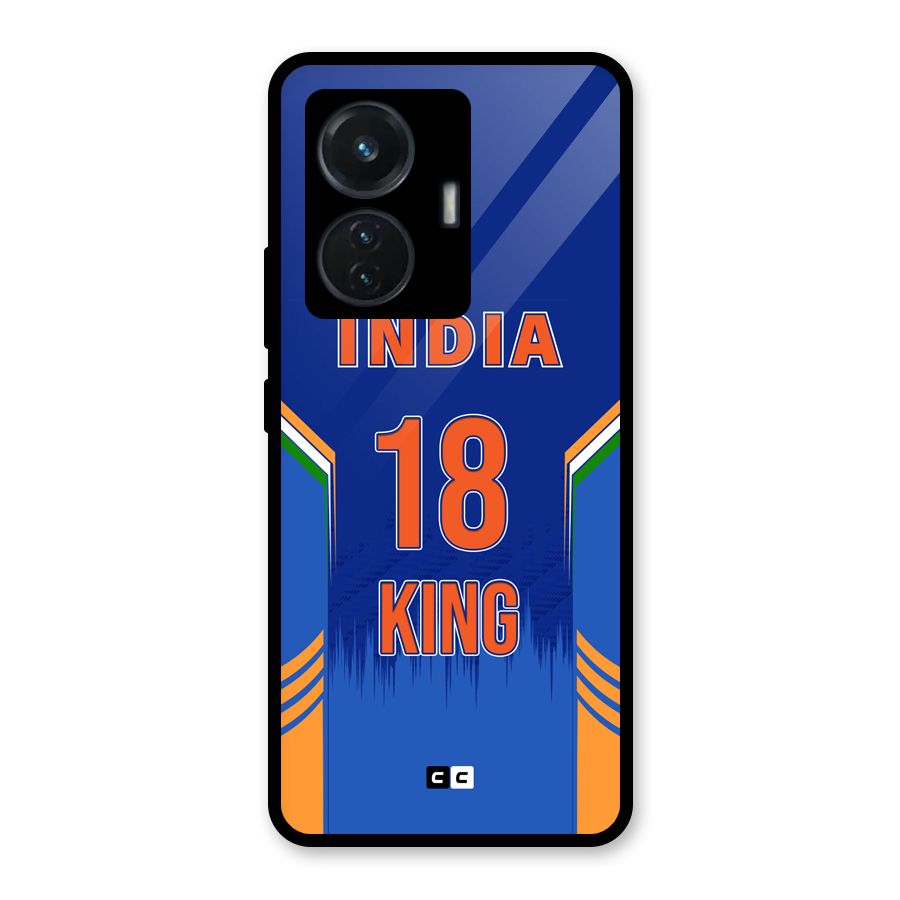 GOAT KING Glass Back Case for iQOO Z6 44W