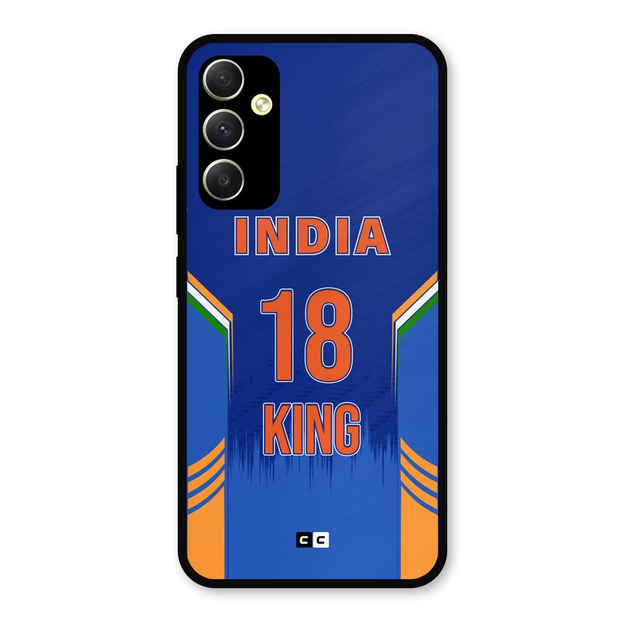 GOAT KING Metal Back Case for Galaxy A34