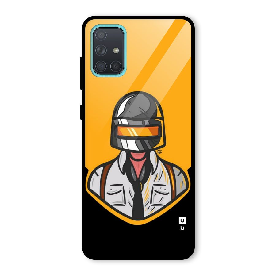 Game Lover Glass Back Case for Galaxy A71