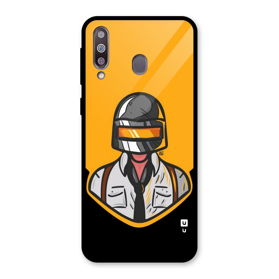 Game Lover Glass Back Case for Galaxy M30