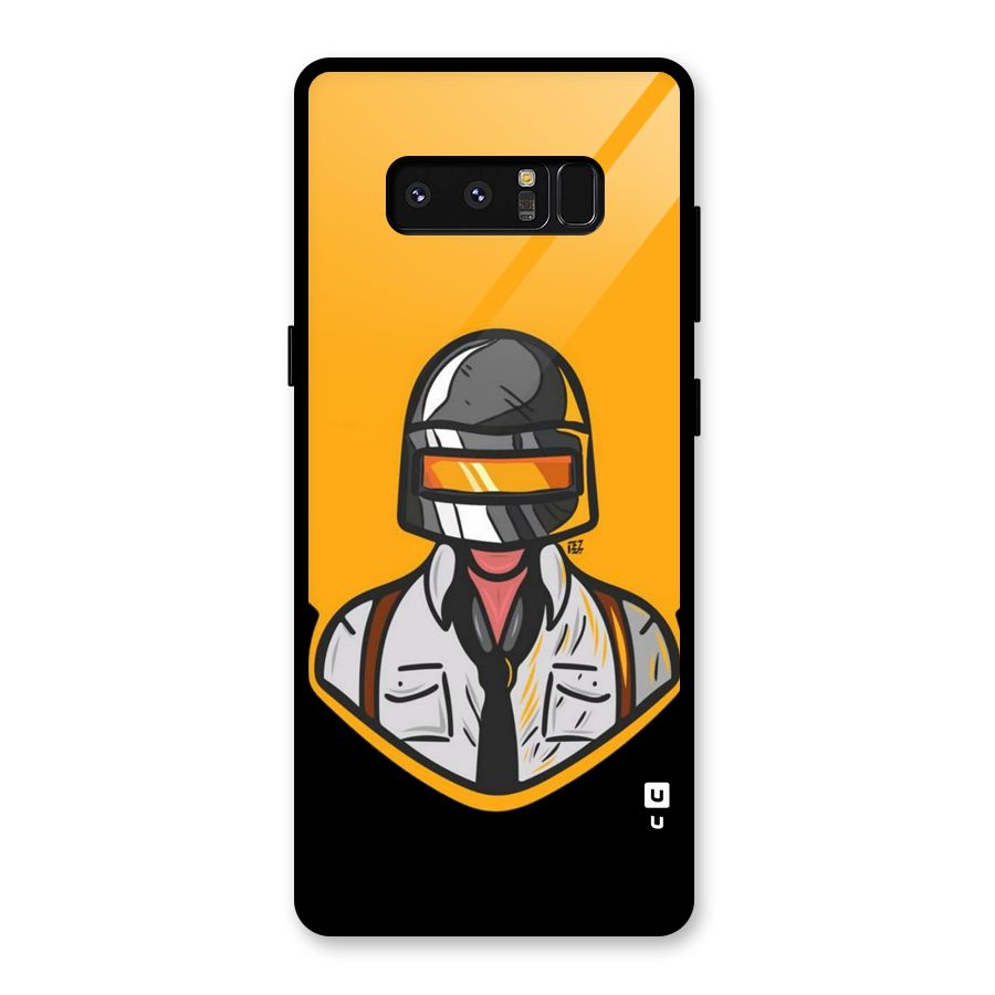 Game Lover Glass Back Case for Galaxy Note 8
