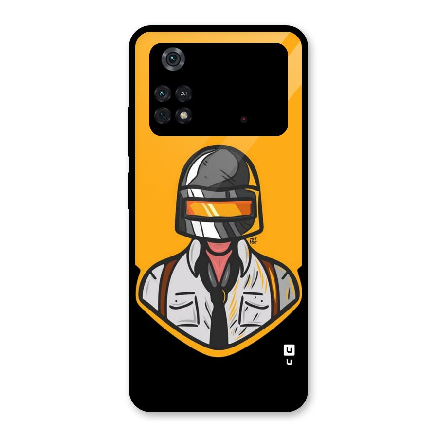 Game Lover Glass Back Case for Poco M4 Pro 4G