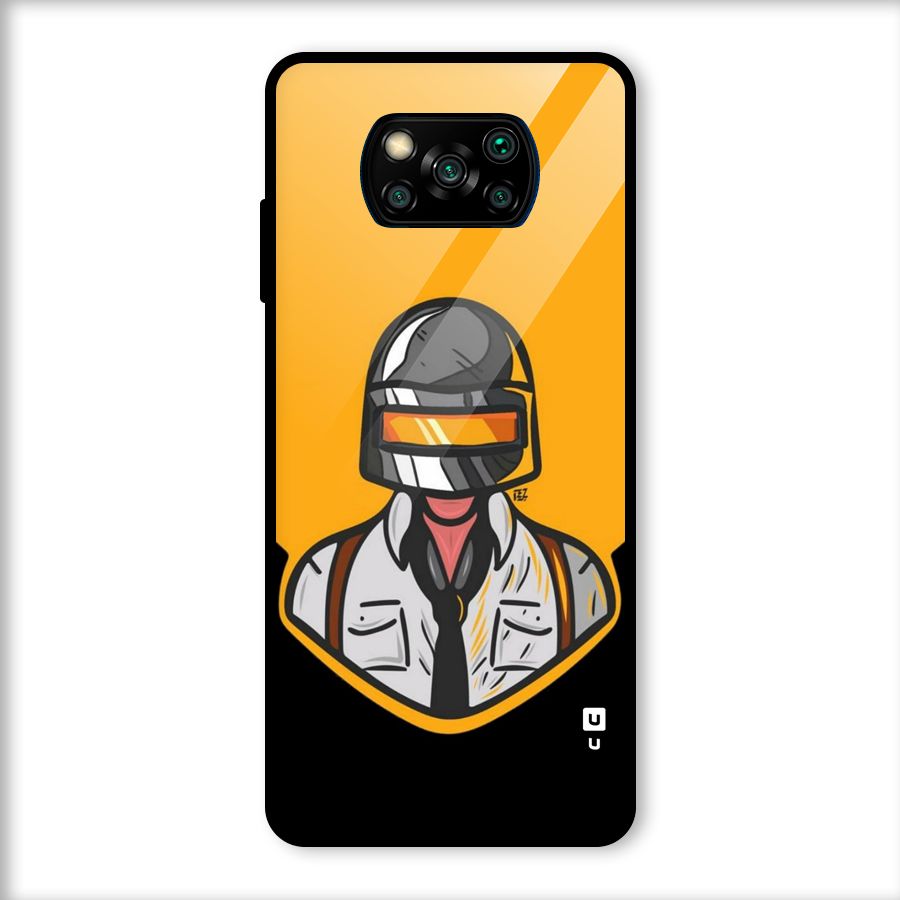Game Lover Glass Back Case for Poco X3