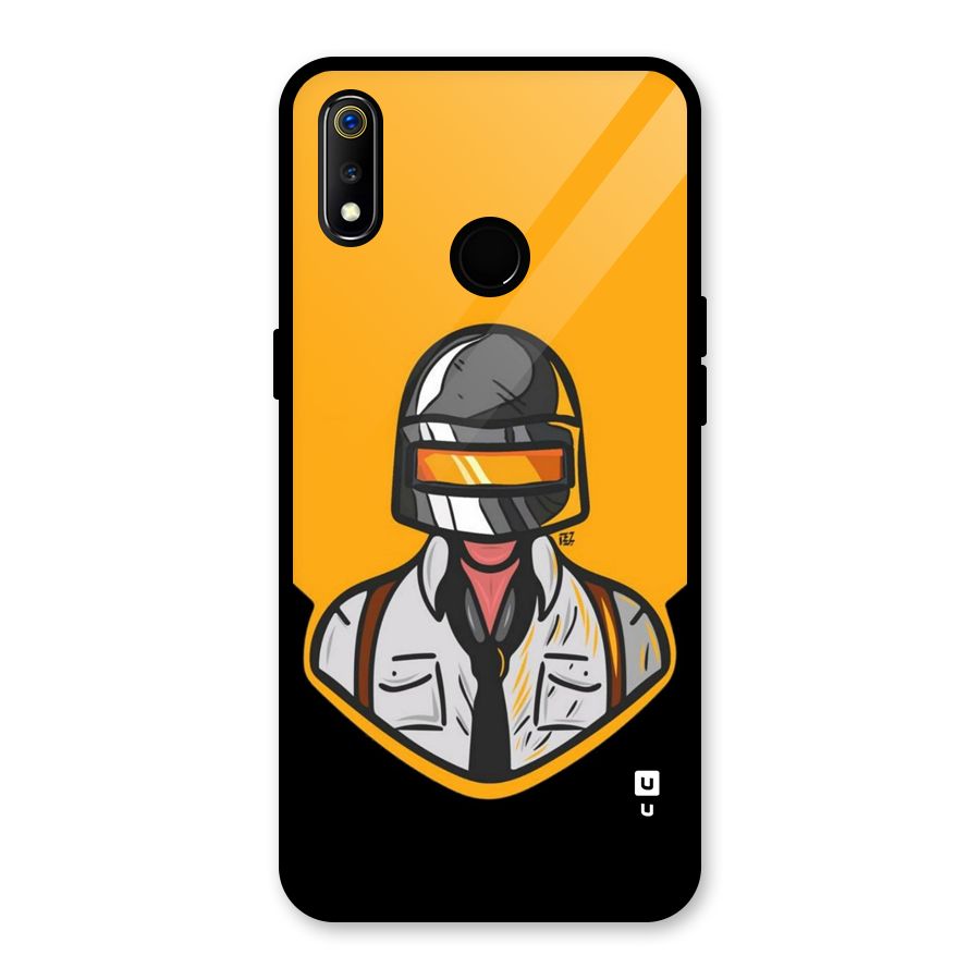 Game Lover Glass Back Case for Realme 3i