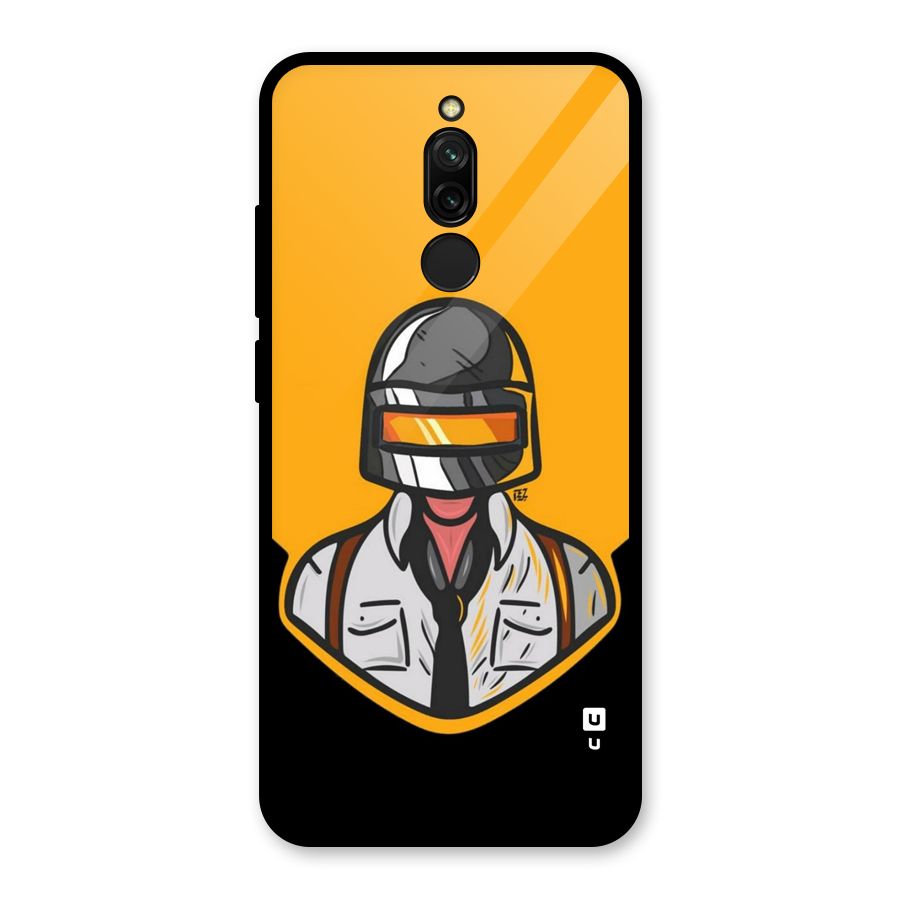 Game Lover Glass Back Case for Redmi 8