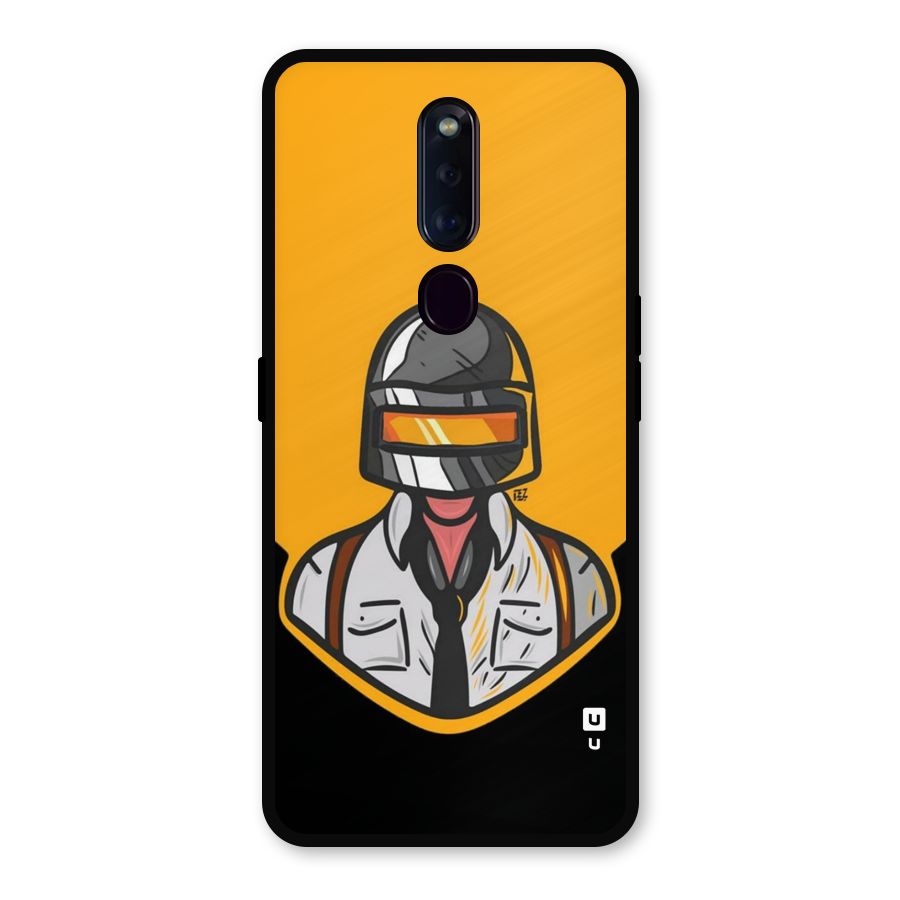 Game Lover Metal Back Case for Oppo F11 Pro