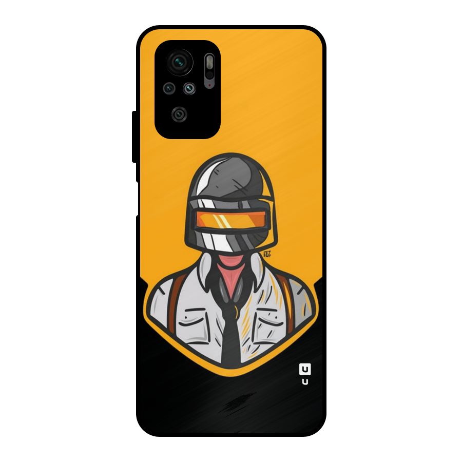 Game Lover Metal Back Case for Redmi Note 10S