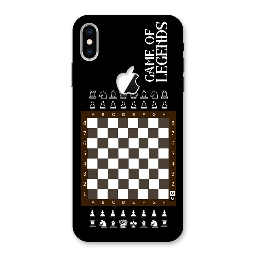 Game Of Legends Back Case for iPhone XS Max Apple Cut