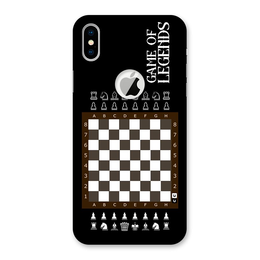 Game Of Legends Back Case for iPhone X Logo Cut