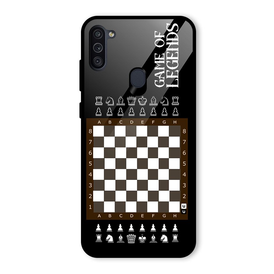 Game Of Legends Glass Back Case for Galaxy M11
