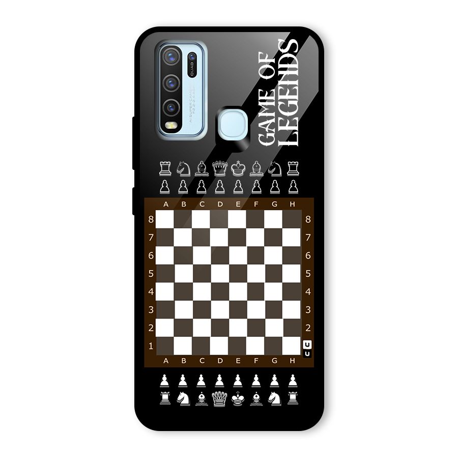 Game Of Legends Glass Back Case for Vivo Y30
