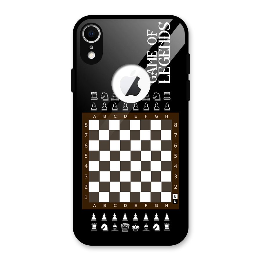 Game Of Legends Glass Back Case for iPhone XR Logo Cut