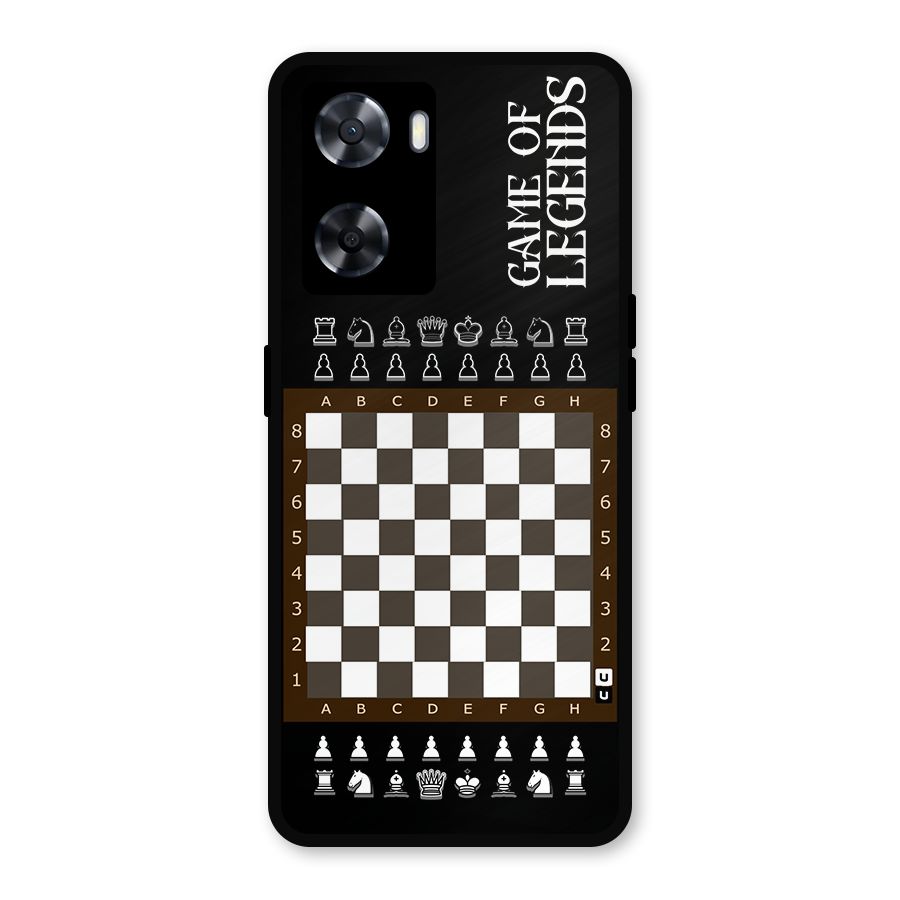 Game Of Legends Metal Back Case for Oppo A77s