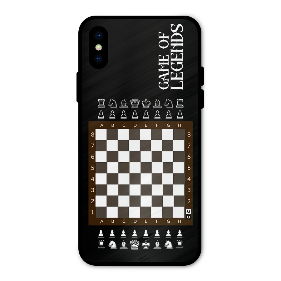 Game Of Legends Metal Back Case for iPhone X