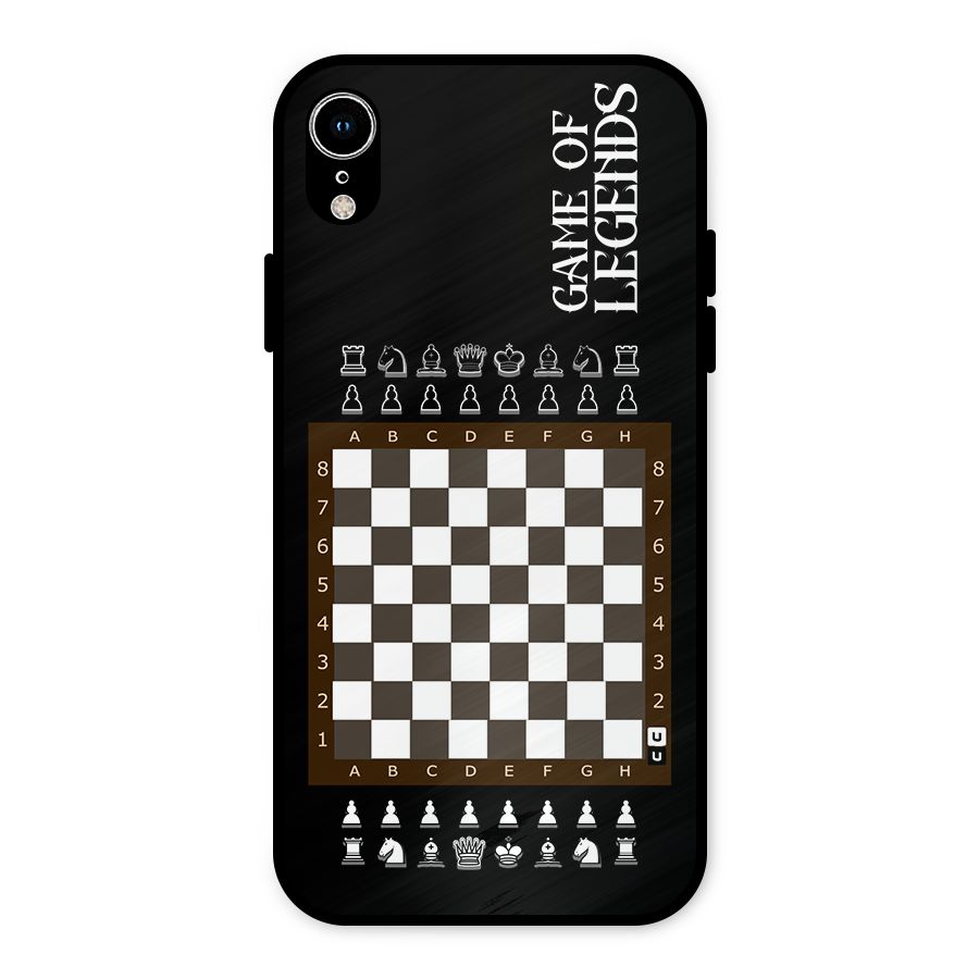 Game Of Legends Metal Back Case for iPhone XR