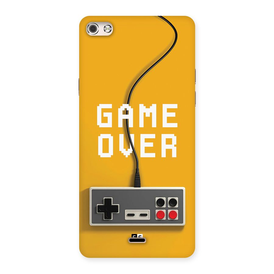 Game Over Remote Back Case for Canvas Silver 5