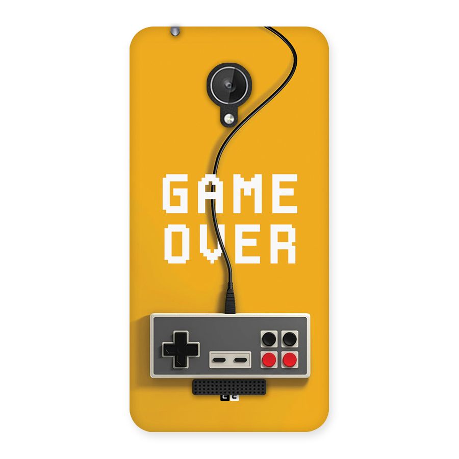 Game Over Remote Back Case for Canvas Spark Q380