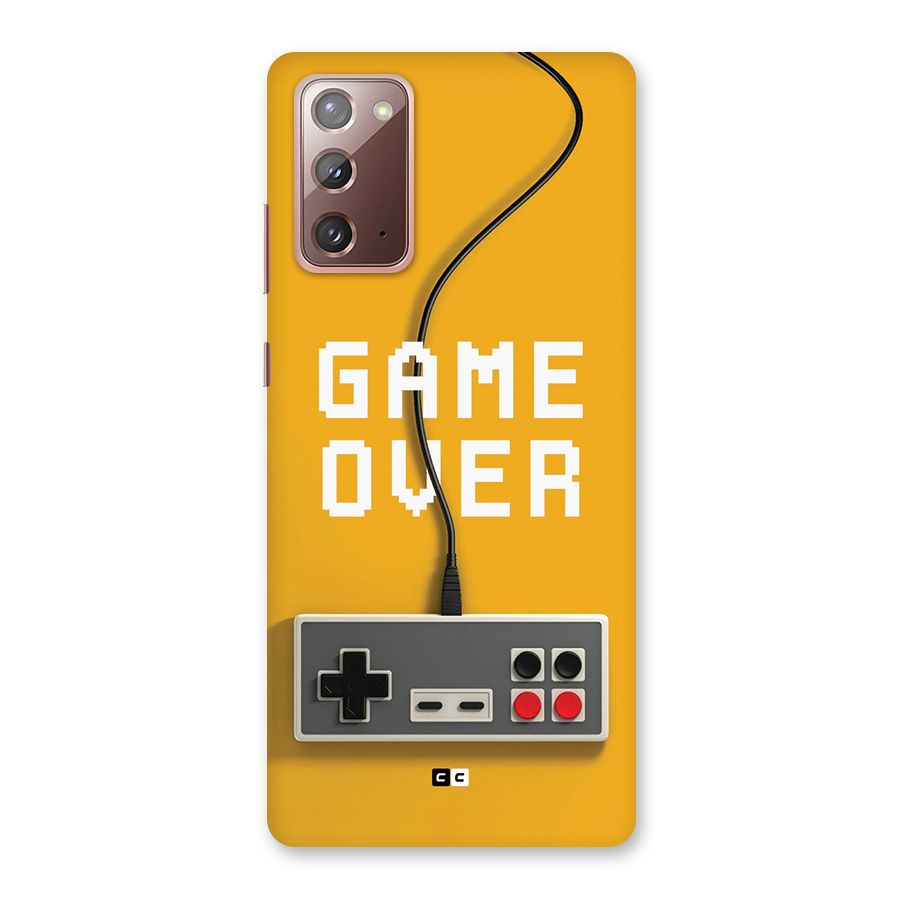 Game Over Remote Back Case for Galaxy Note 20