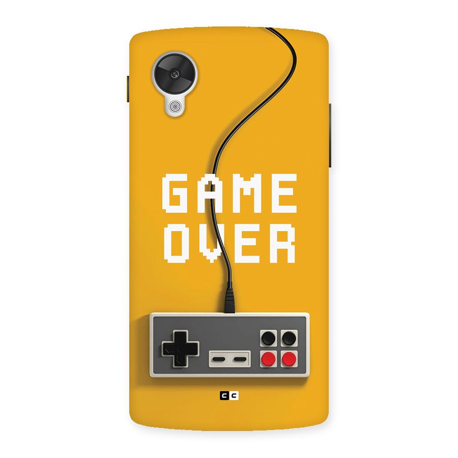 Game Over Remote Back Case for Google Nexus 5