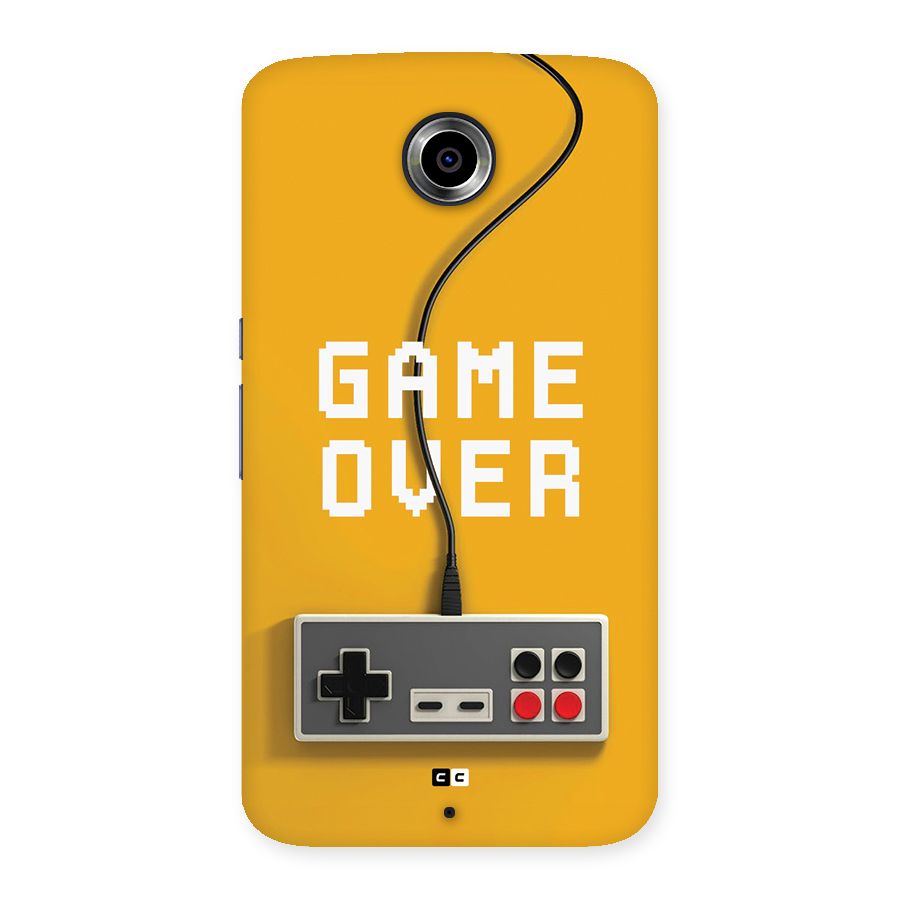 Game Over Remote Back Case for Google Nexus 6