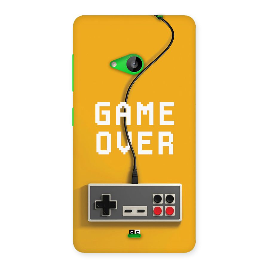 Game Over Remote Back Case for Lumia 535