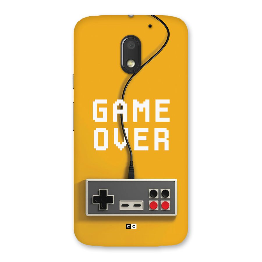 Game Over Remote Back Case for Moto E3 Power
